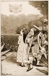 "No me mires así", ilustración para Las aventuras de Alicia en el país de las maravillas de Lewis Carroll, 1901